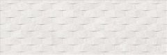 Symi Blanco 75x25 - strukturovaný / reliéfní obklad mat, bílá barva