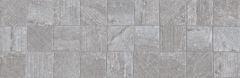 Zafora R Cemento 32x99 - strukturovaný / reliéfní obklad mat, šedá barva