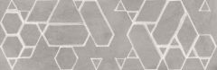Firle-R Gris 99x32 - hladký dekor mat, šedá barva