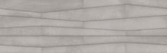 Stroud-R Gris 99x32 - strukturovaný / reliéfní dekor mat, šedá barva