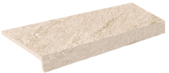 Beige Stone Ant. lem 62,5x31,7x4 - r11 bazénový lem / schodovka mat, béžová barva