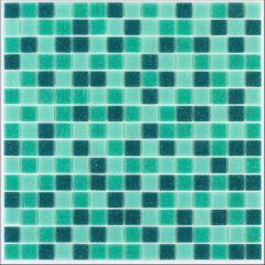 Signia Verde 32,7X32,7 -  mozaika lesk, mix barev barva