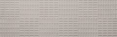Grid Gris 100x31,5 - strukturovaný / reliéfní dekor mat, šedá barva