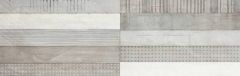 Walter Blanco 100x31,5 - strukturovaný / reliéfní dekor mat, bílá barva