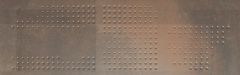 Milenio Corten 100x31,5 - strukturovaný / reliéfní dekor mat, metalická barva