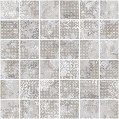 Rug Grey Nat Mos 5X5 29,75X29,75/ - hladký mozaika mat, šedá barva