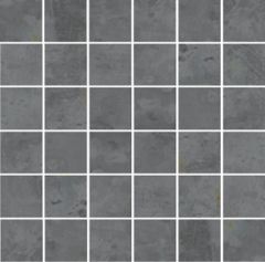 Mood Black Natural Mosaico 29,8x29,8 - hladký mozaika mat, černá barva