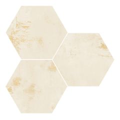 Mood Ivory Natural Hexagon 25x29 - hladký obklad i dlažba mat, béžová barva