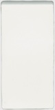 Universal Trim Short White 15x7,5 - hladký speciální prvek lesk, bílá barva