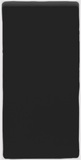 Universal Trim Short Black 15x7,5 - hladký speciální prvek lesk, černá barva