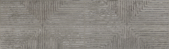 Capri Smoke Dec. 29x100 - strukturovaný / reliéfní dekor mat, šedá barva