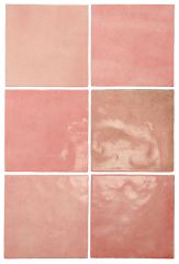 Artisan Rose Mallow 13,2x13,2 - strukturovaný / reliéfní obklad lesk, růžová barva