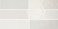 Artisan White 6,5x20 - strukturovaný / reliéfní obklad lesk, bílá barva
