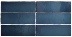 Magma Sea Blue 6,5x20 - hladký obklad mat, modrá barva