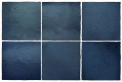 Magma Sea Blue 13,2x13,2 - hladký obklad mat, modrá barva