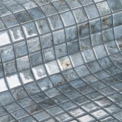 Gemma Hematite 2,5 31,2X49,5 - hladký mozaika lesk, mix barev barva