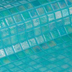 Iridescent Coral 2,5 31,2X49,5 -  mozaika lesk, mix barev barva