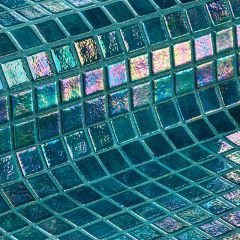 Iridescent Jade 2,5 31,2X49,5 -  mozaika lesk, mix barev barva