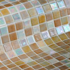 Iridescent Sahara 2,5 31,2X49,5 -  mozaika lesk, mix barev barva
