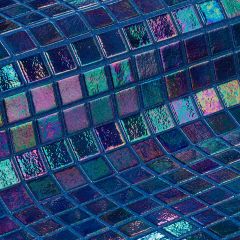 Iridescent Zafiro 2,5 31,2X49,5 -  mozaika lesk, mix barev barva
