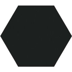 Hexa Black Hexagon 23x27 - hladký obklad i dlažba mat,  barva