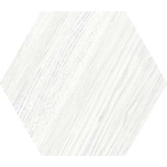 Hexa Irati White Matt Hexagon 23x27 - hladký obklad i dlažba mat,  barva