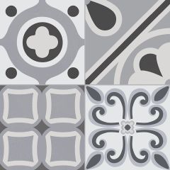 Lumier Black 33,15X33,15 - r9 dekor mat, mix barev barva