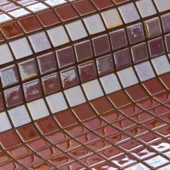 Metal Opalo 2,5 31,2X49,5 - hladký mozaika lesk, mix barev barva