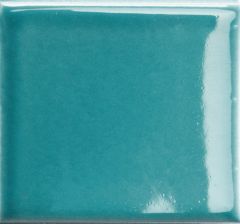 Taco Argile Aquamarine 4x4 - hladký dlažba lesk, modrá barva