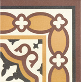Esquina Gotic 20x20 - hladký dekor mat, mix barev barva