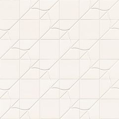Eda White 15x15 - hladký obklad mat, bílá barva