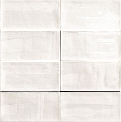 Aquarel White 15x30 - hladký obklad lesk, bílá barva