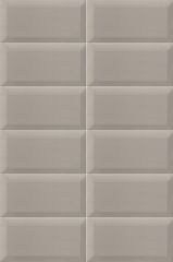 Bissel Pearl 10x20 - plastický / 3d obklad lesk, šedá barva