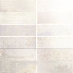 Bellagio Bianco 10x30 - hladký obklad lesk, bílá barva