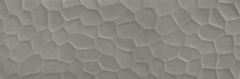 Terracruda Struttura Arte 3D Piombo 120x40 - plastický / 3d slim obklad mat, šedá barva