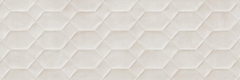 Resina Grigio Bee 40x120 - plastický / 3d dekor mat, šedá barva