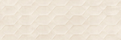 Resina Avorio Bee 40x120 - plastický / 3d dekor mat, béžová barva