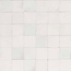 Gleeze Bianco 10x10 - hladký obklad lesk, bílá barva