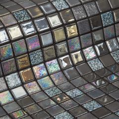 Topping Mochi 2,5 31,2X49,5 - strukturovaný / reliéfní mozaika lesk, mix barev barva