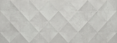 Rohe Mosaic Snow 30x90 - strukturovaný / reliéfní obklad mat, šedá barva
