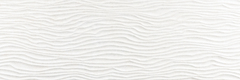 Park White 100x33,3 - plastický / 3d dekor mat, bílá barva