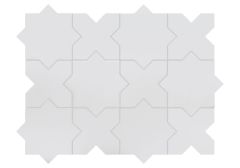 Porto Cross Oxford Gray 12X12 - hladký dlažba i obklad mat, šedá barva