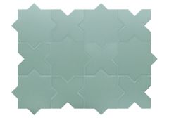 Porto Cross Jade 12X12 - hladký dlažba i obklad mat, zelená barva