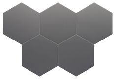Coimbra Black 17,5X20 - hladký dlažba i obklad mat, černá barva