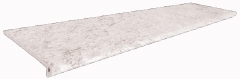 Schodovka S Nosem Fiorentino XL White Stone 120X33X4 - r11 bazénový lem / schodovka mat, bílá barva