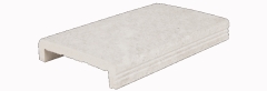 Pasamanos White Stone 30,5x31x4,6 - r11 speciální prvek mat, bílá barva