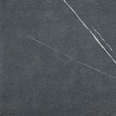 Dustin Antracita 60x60 - hladký dlažba mat, černá barva