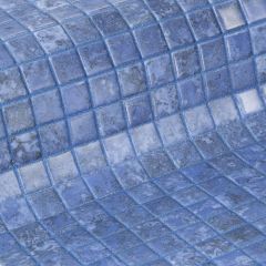 Zen Bluestone 2,5 31,2X49,5 - hladký mozaika mat, mix barev barva