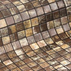 Zen Rustic 2,5 31,2X49,5 - hladký mozaika mat, mix barev barva