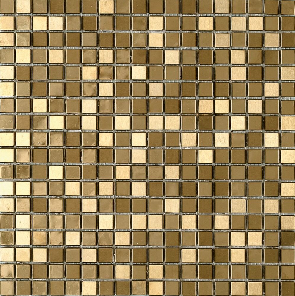 Metalic Gold - Mozaika Mix materíálů